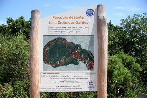 Croix des gardes - Parcour de santé - Bleu Regard